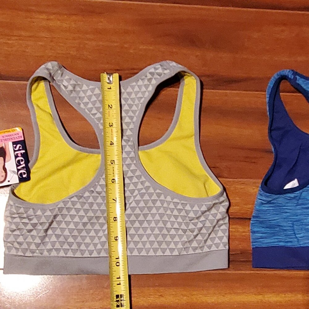 LOT 3 Sports Bra's - 2 Steve Madden and 1 Tek Gear - EXCELLENT Cond. / NEW - S/M